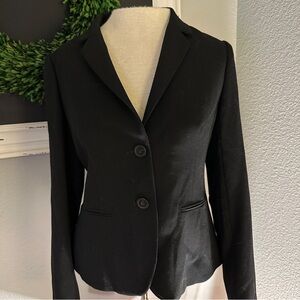 J.Crew Women's Wool Black Blazer - Size 4